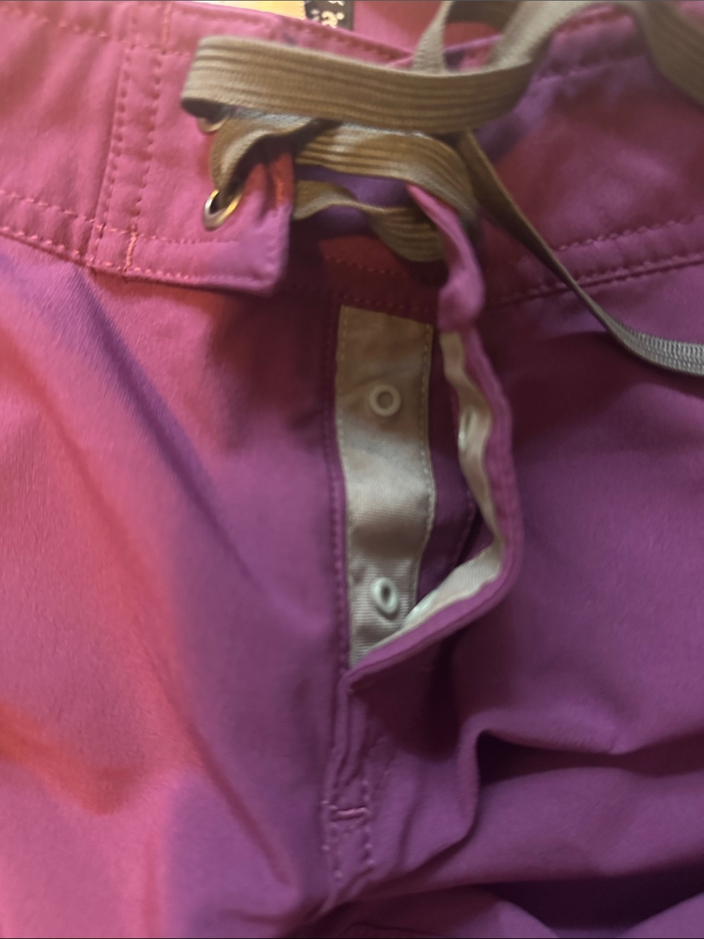 Patagonia Purple women’s Shorts with Drawstring - Picture 9 of 9